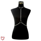 Silver harness body chain - The Cursed Closet