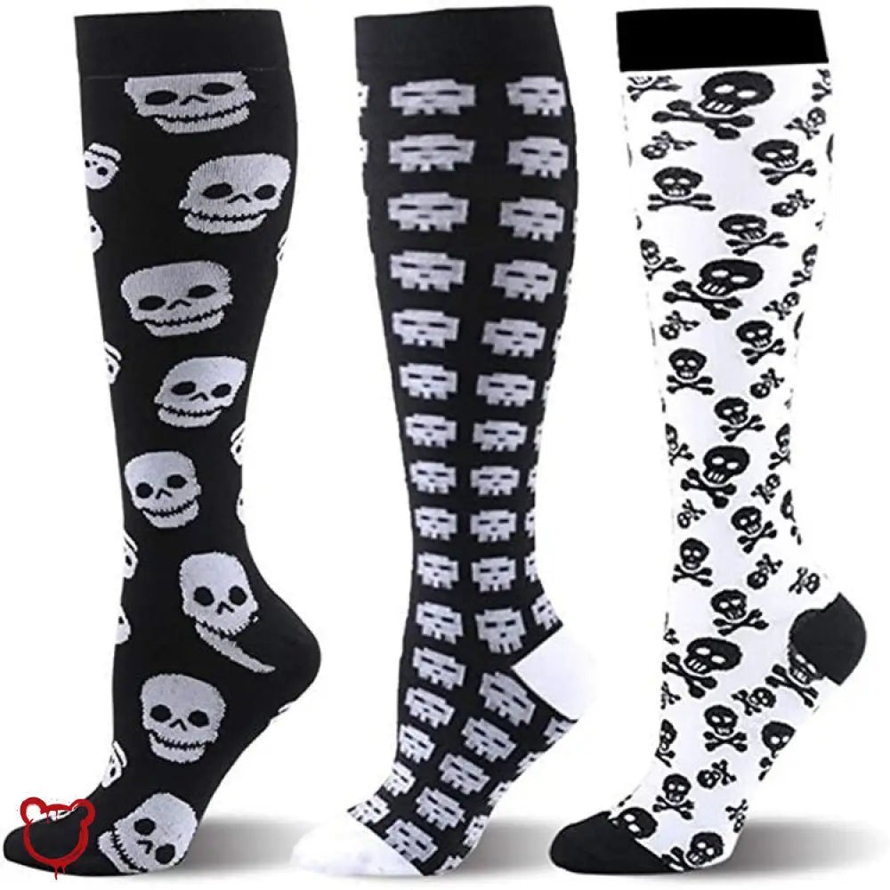 Skeleton Socks - The Cursed Closet