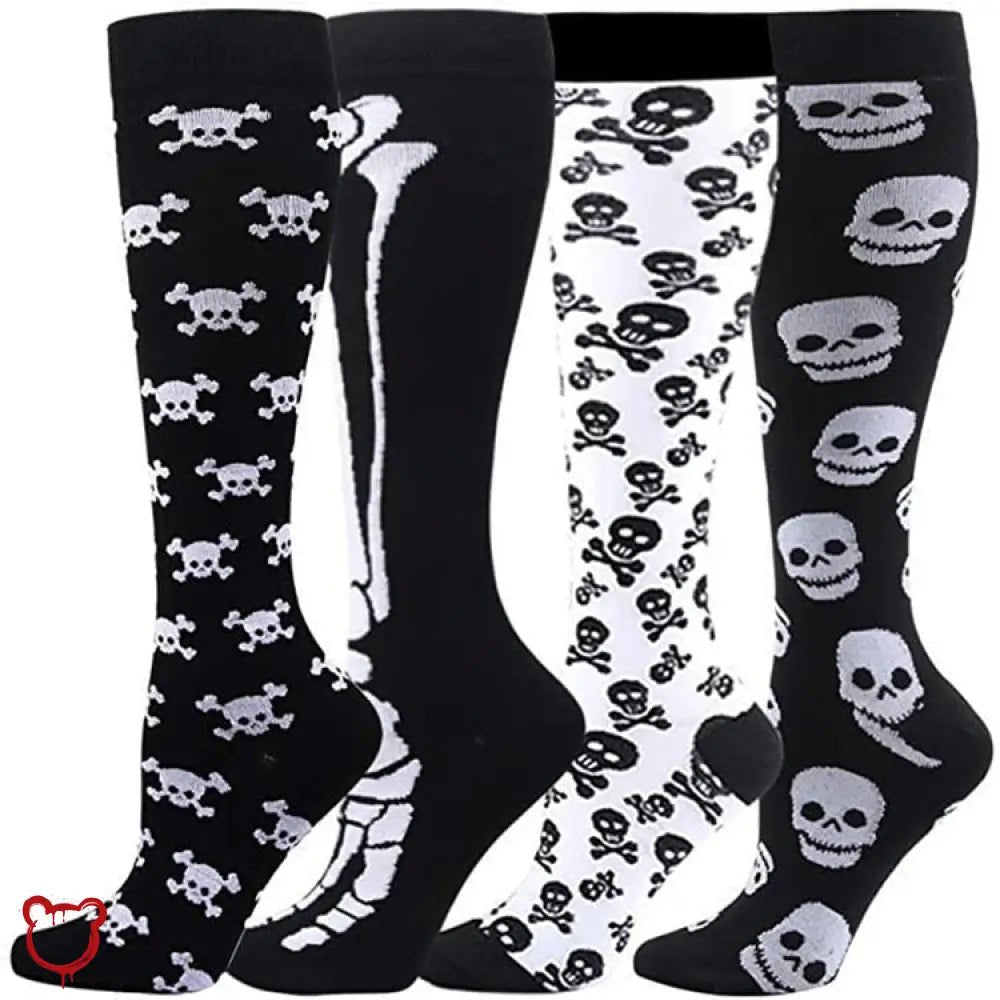 Skeleton Socks - The Cursed Closet
