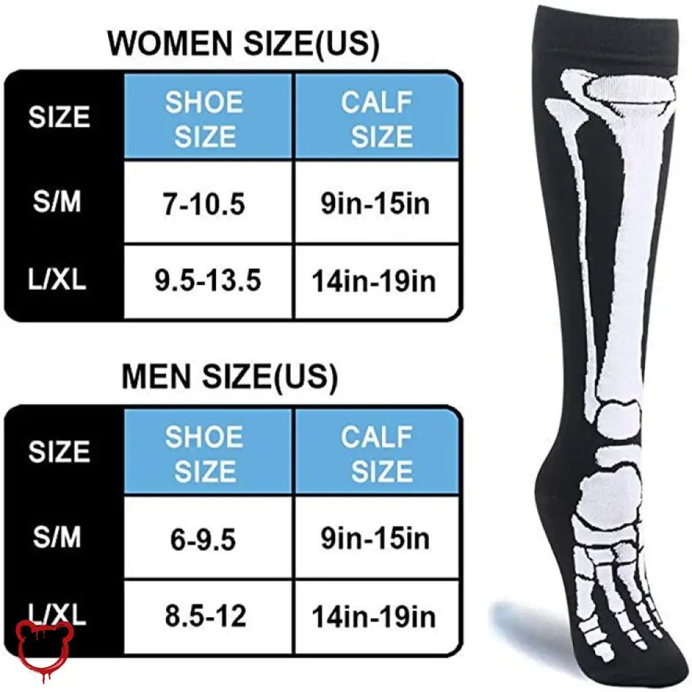 Skeleton Socks - The Cursed Closet