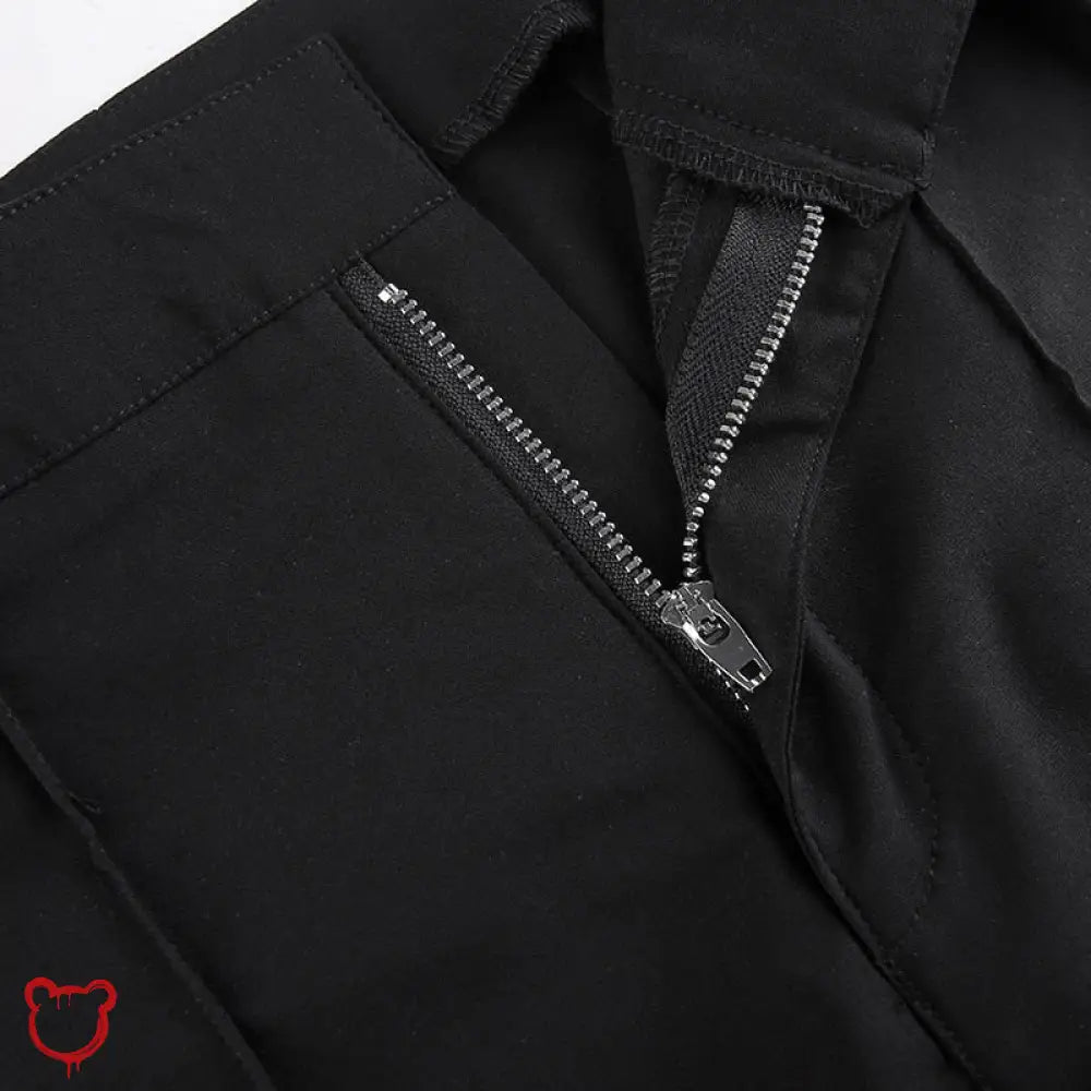 Skinny Buckle Cage Pants - The Cursed Closet