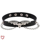 "Skull Bat Choker: Multi - Colored Option" - The Cursed Closet