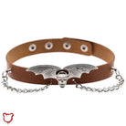 "Skull Bat Choker: Multi - Colored Option" - The Cursed Closet