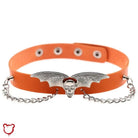"Skull Bat Choker: Multi - Colored Option" - The Cursed Closet