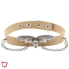 "Skull Bat Choker: Multi - Colored Option" - The Cursed Closet