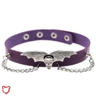 "Skull Bat Choker: Multi - Colored Option" - The Cursed Closet