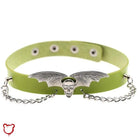 "Skull Bat Choker: Multi - Colored Option" - The Cursed Closet