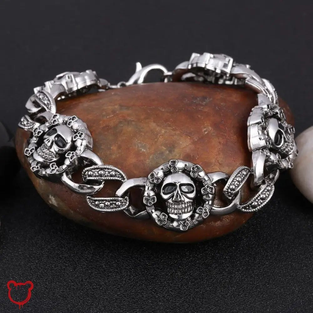 Skull Charm Bracelet - The Cursed Closet