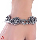 Skull Charm Bracelet - The Cursed Closet