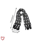 Skull Fringe Winter Scarf - The Cursed Closet