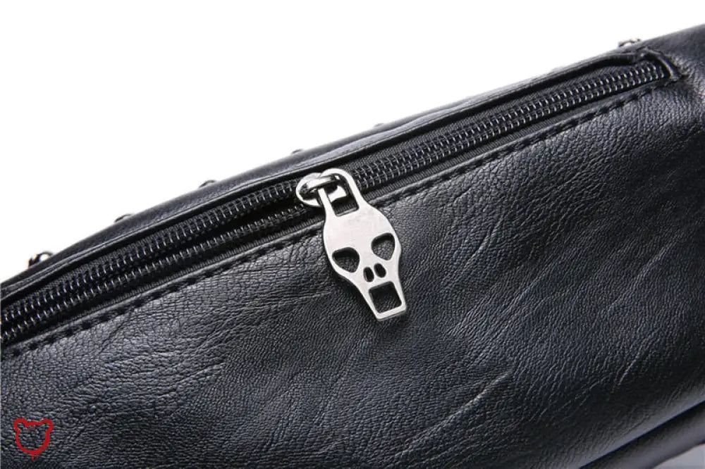 Skull Goth Fanny Pack - Phone Pouch - The Cursed Closet