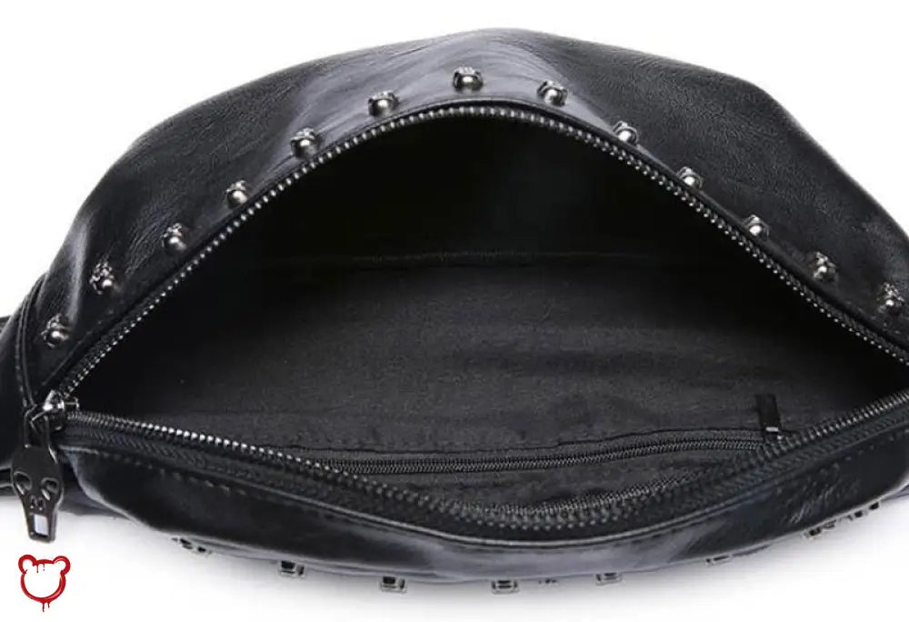 Skull Goth Fanny Pack - Phone Pouch - The Cursed Closet