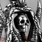 Skull Horn Necklace - Stainless Steel - The Cursed Closet