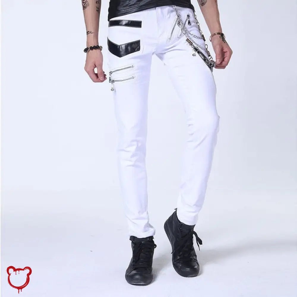 Slim Lace - Up Pants - The Cursed Closet