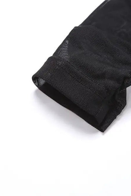 "Solace's Chic Black Turtleneck Bodysuit" - The Cursed Closet