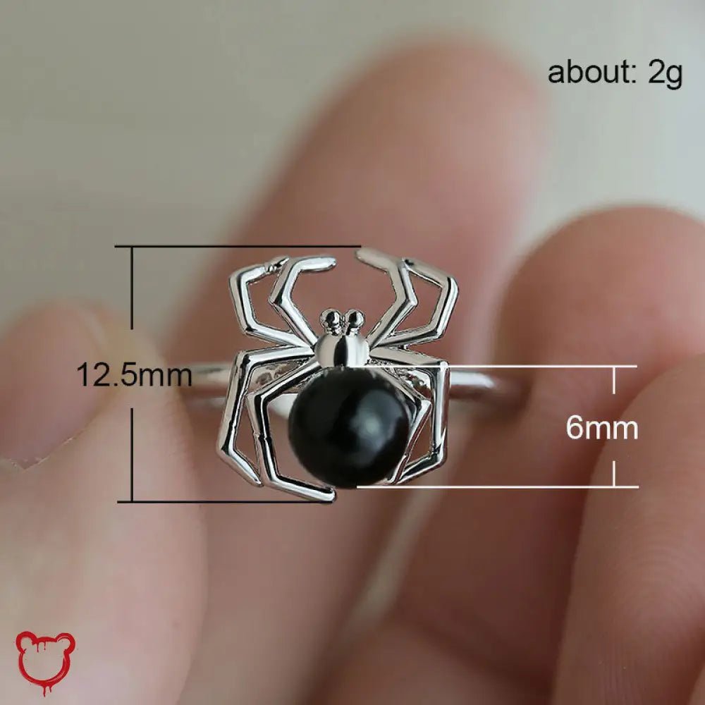 Spider CZ Ring - The Cursed Closet