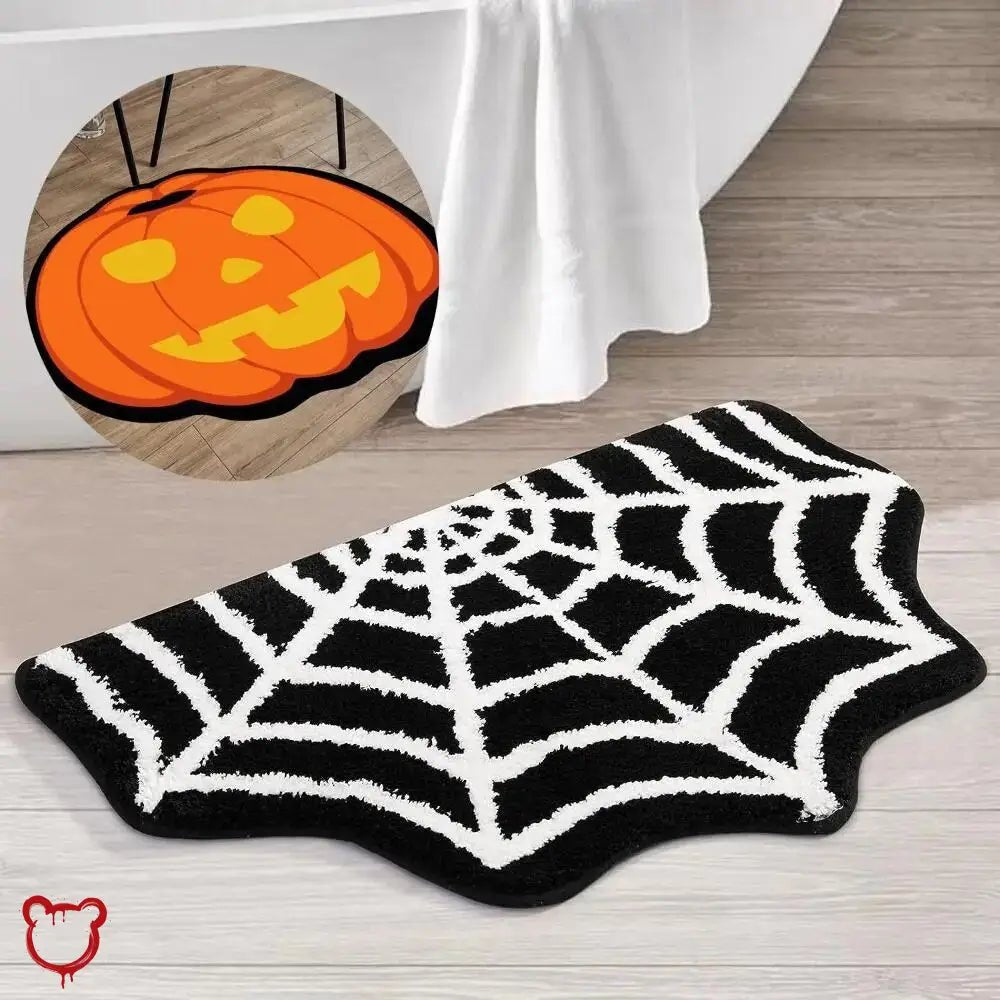 Spider Web Bath Mat - The Cursed Closet