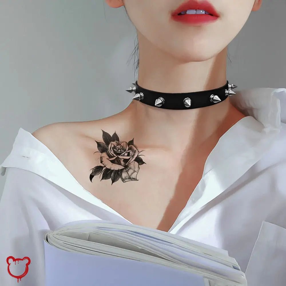 Spike Leather Choker - The Cursed Closet