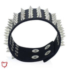 Spiked 4 - Row Wristband - The Cursed Closet