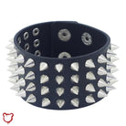 Spiked 4 - Row Wristband - The Cursed Closet