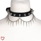 Spiked Chain Choker - The Cursed Closet