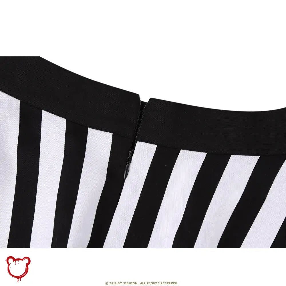 "Spooky Chic Plaid Skirt" - The Cursed Closet