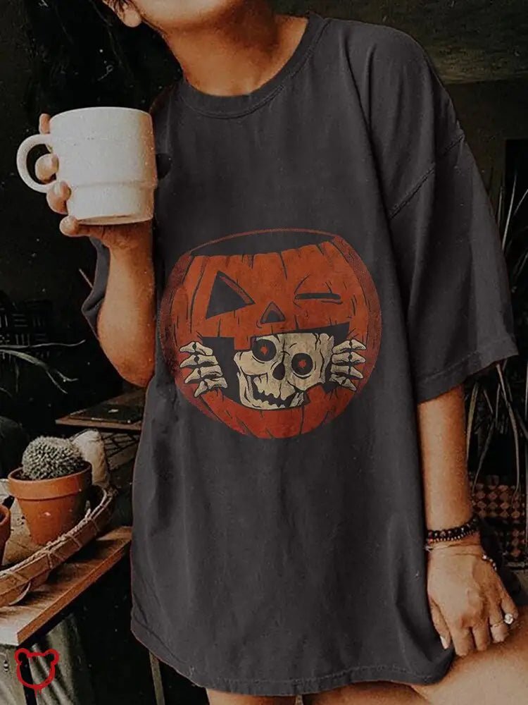 Spooky Pumpkin Tee - Shirt - The Cursed Closet