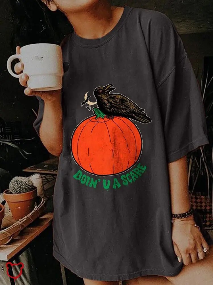 Spooky Pumpkin Tee - Shirt - The Cursed Closet
