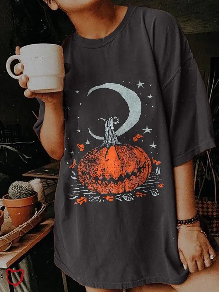 Spooky Pumpkin Tee - Shirt - The Cursed Closet