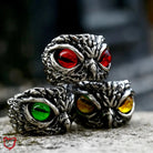 Stainless Owl Ring Alternative - The Cursed Closet