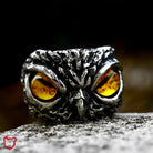 Stainless Owl Ring Alternative - The Cursed Closet