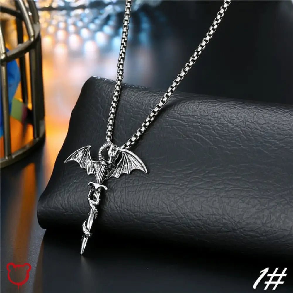 Stainless Steel Pendant Necklaces - Alternative - The Cursed Closet