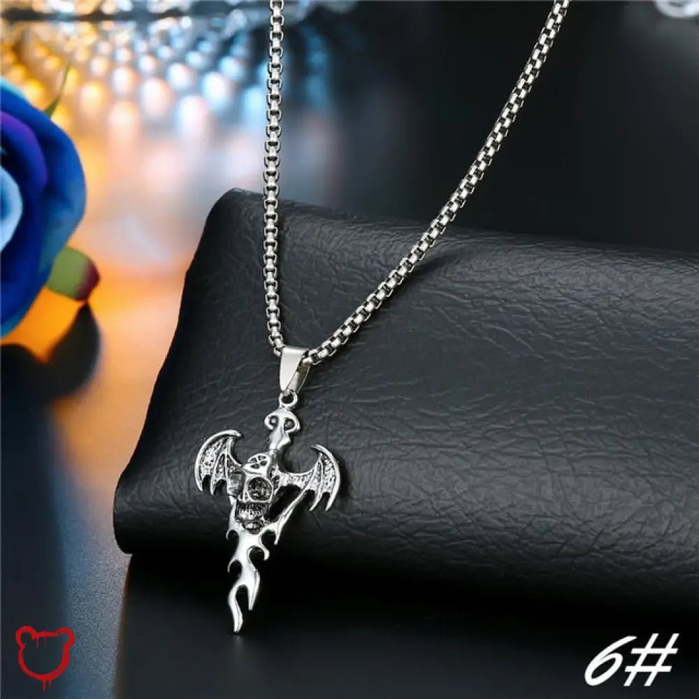 Stainless Steel Pendant Necklaces - Alternative - The Cursed Closet