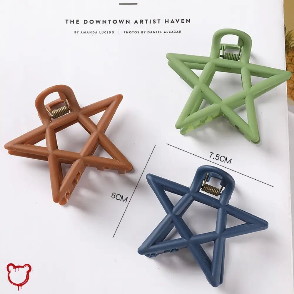 Star Resin Hair Clips - The Cursed Closet