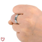 Steel spike ring - The Cursed Closet