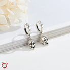 Sterling Silver Skull Earrings Jewellery