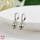 Sterling Silver Skull Earrings Jewellery