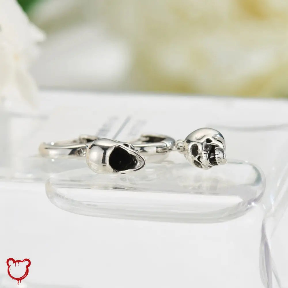 Sterling Silver Skull Earrings Jewellery