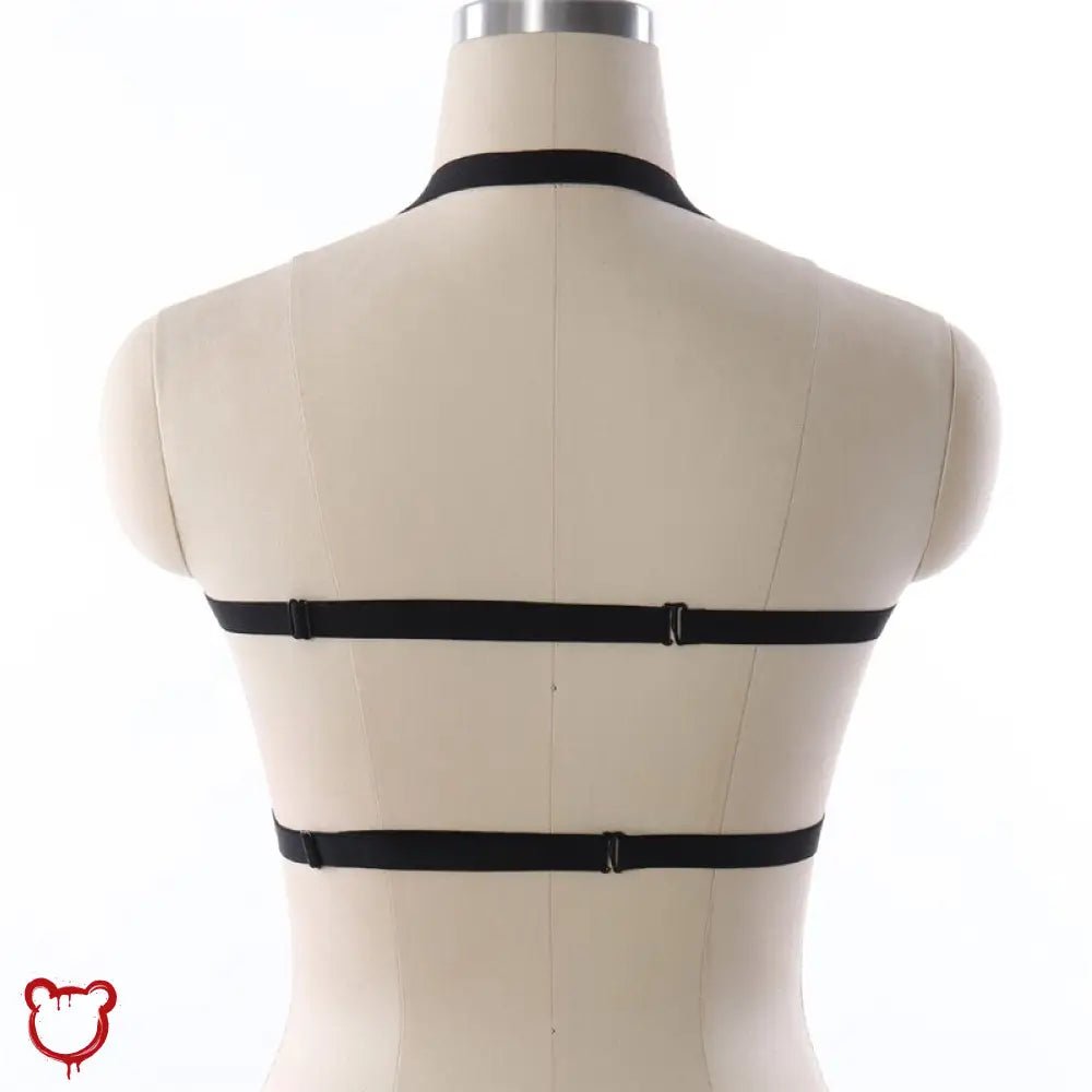 Stud Harness - Black - The Cursed Closet