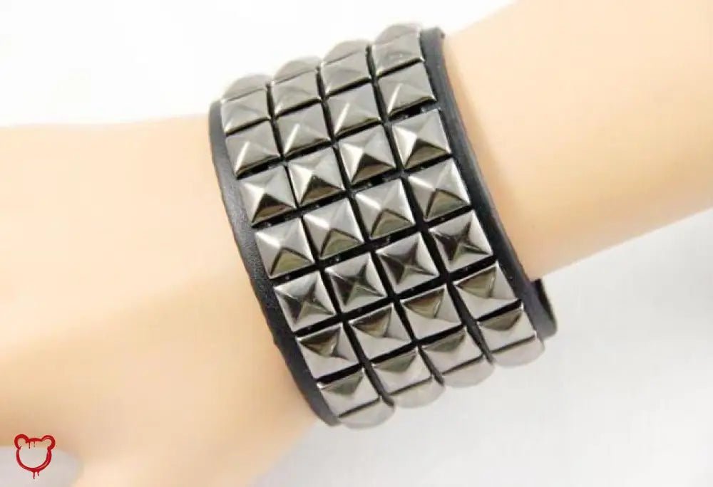 Studded PU Bracelet - The Cursed Closet