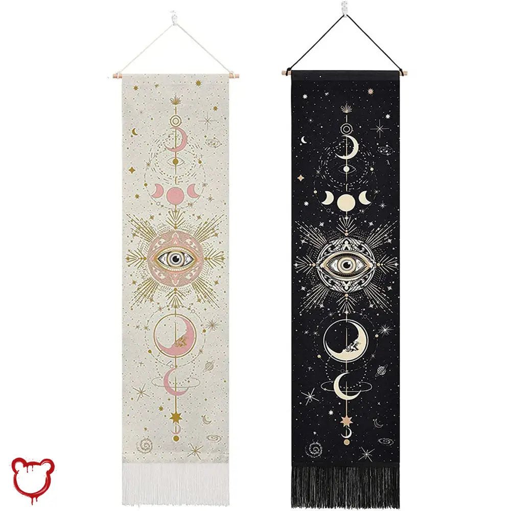 Tassel Celestial Moon Phase Tapestry - The Cursed Closet