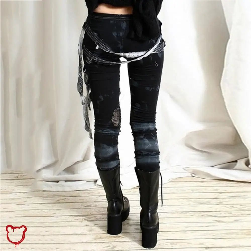 Tie Dye Punk Pants - The Cursed Closet