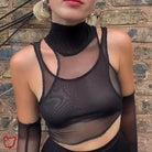 Transparent Spark Plug Mesh Top - The Cursed Closet