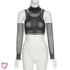 Transparent Spark Plug Mesh Top - The Cursed Closet