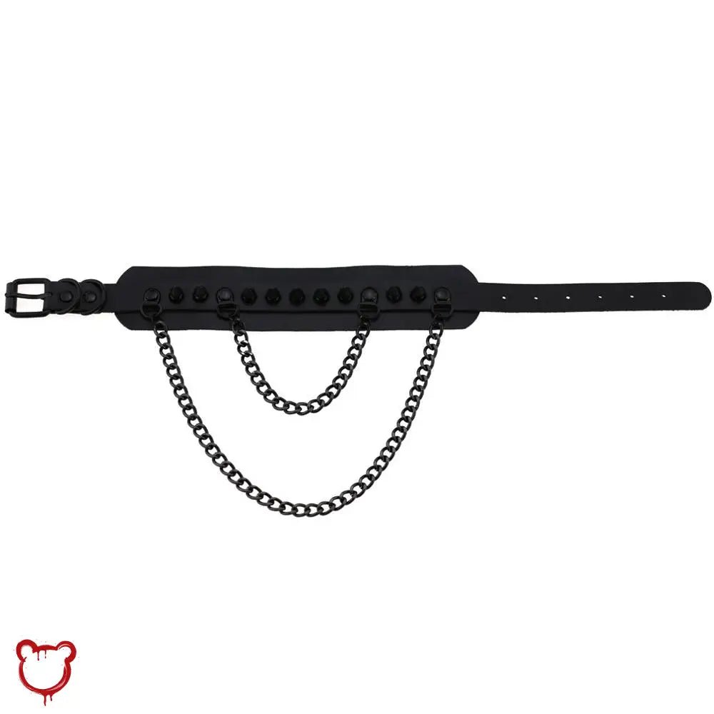 "Ultimate Black Spike Choker" - The Cursed Closet