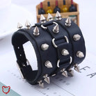 Unisex Spiked Leather Bracelet - The Cursed Closet