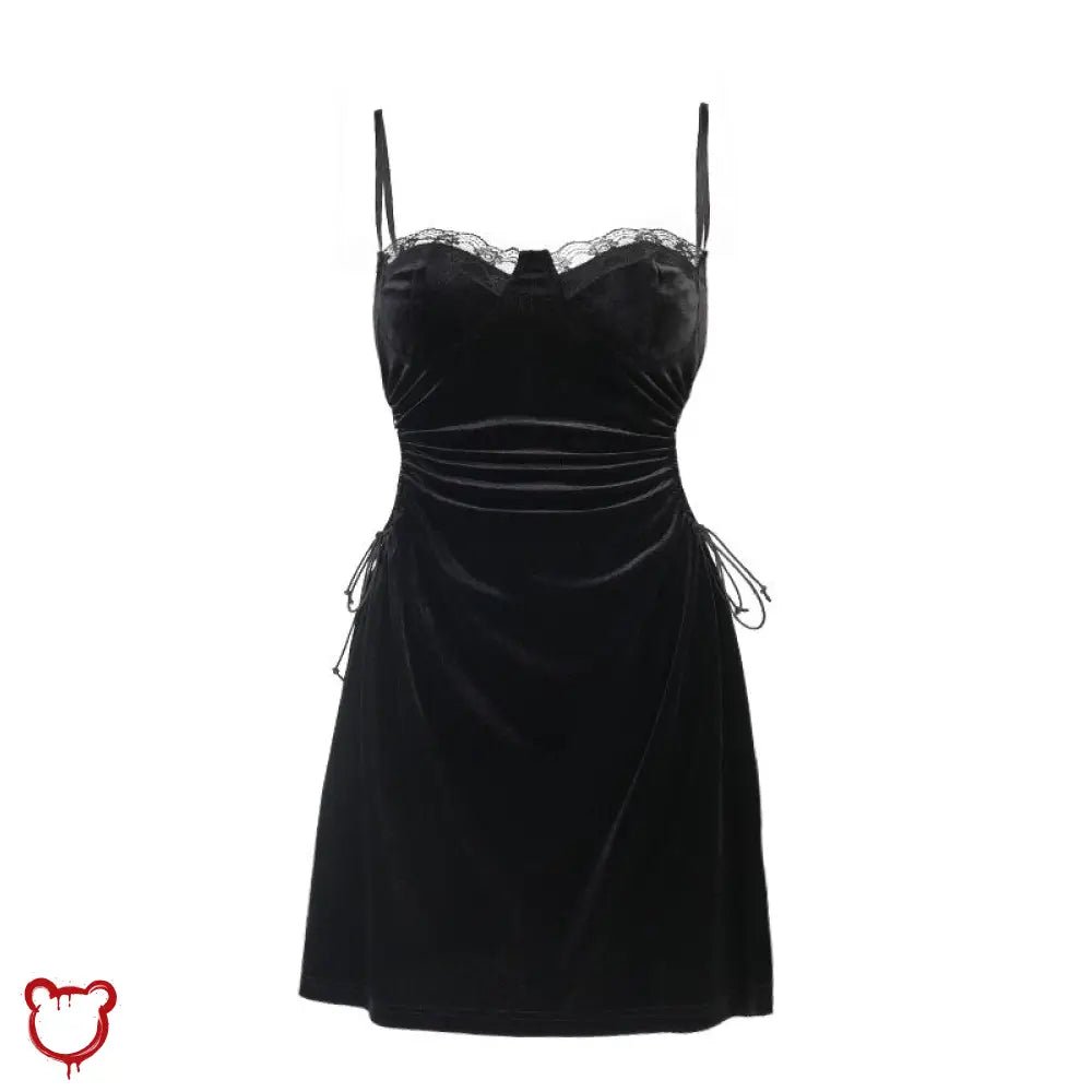 Velvet Cut Out Dress - The Cursed Closet