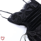 Velvet Cut Out Dress - The Cursed Closet