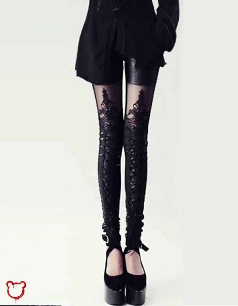 Victoria Mesh Leggings - The Cursed Closet