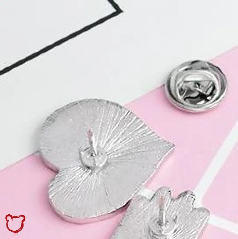 Weirdos' Black Heart Pin - The Cursed Closet